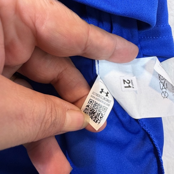 Under Armour T-Shirt Mens Size XL Blue Loose Performance Round Neck - Picture 4 of 7